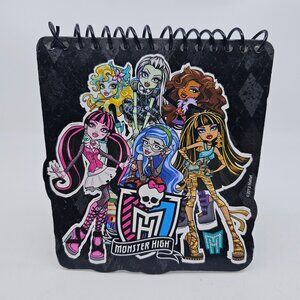 Monster High Spiral Writing Memo Note Pad 60 Sheets Stationary 5 in Black 2013